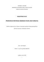 Dragović, Luka: Produkcija kratkega igranega filma Jogi in škatla, 2018 - 