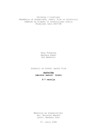 Scenarij za kratki igrani film Sestrična - Verzija 9.*