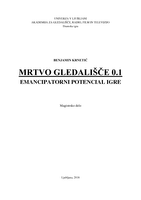 Mrtvo gledališče 0. 1. - Digitalna kopija - 