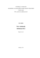 Telo v inštalaciji, inštalacija telesa - Digitalna kopija - 