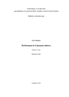Performans in umetnost sebstva - digitalna kopija mag naloge - 