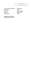 Snemalna knjiga za kratki igrani film Soseda - 