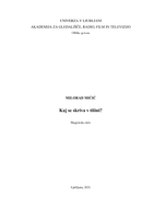 Kaj se skriva v tišini? - digitalna kopija - 