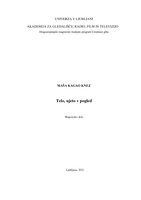 Telo, ujeto v pogled - digitalna kopija - 