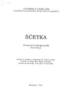 Scenarij za kratki igrani film Ščetka - 