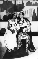 William Shakespeare: Sen kresne noči - Marija Vera,Levar - SNG Drama Ljubljana, 1. 10. 1930.
Fotografija je last: SLOGI (SGM)
Neg.: S.III, 91; sig. 551