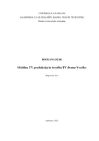 Mobilna TV produkcija in izvedba TV drame Veselko - 