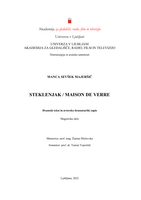 Steklenjak/Maison de verre - digitalna kopija - 