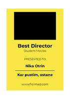 Kar pustim, ostane - nagrada Ficimad - 