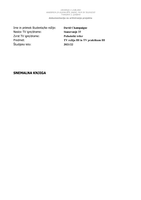 Snemalna knjiga za kratko TV dramo Stanovanje 33 - 