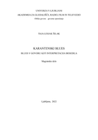 Karantenski blues - digit. kop. - 