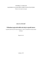 Prihodnost pojavnih oblik televizije in njenih žanrov - 