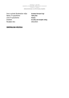Snemalna knjiga za kratko TV dramo Mali princ - 