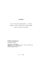 Scenarij za 1. del mini TV serije Ljudožerci - 