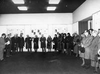 Razstava Molière na slovenskem odru - Otvoritev razstave: Mestna galerija Ljubljana, 10. 1. 1975.
