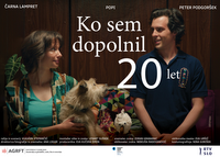 Ko sem dopolnil 20 let: horizontalni plakat v slovenščini - 