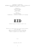 Snemalna knjiga za kratki igrani film Zid - 