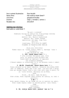 Snemalna knjiga za kratki igrani film Kdo hudiča je Aydin Demir!? - 