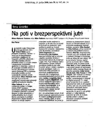 Na poti v brezperspektivni jutri - 
