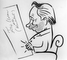 Filip Kalan Kumbatovič - karikatura - Avto karikature: Borut Pečar.
Sig. 9476